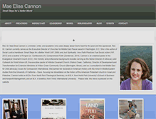Tablet Screenshot of maecannon.com